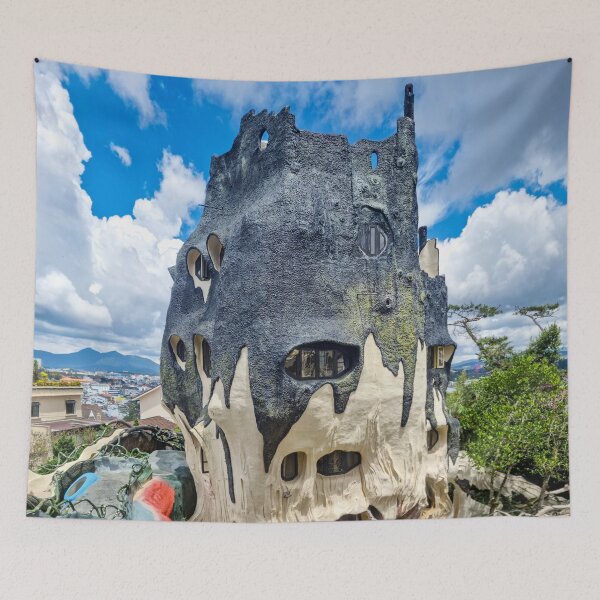 Item preview, Da Lat Crazy House - Surreal Expressionist Architecture | Vietnam Fairytale Art designed and sold by Ross.A.Campbell.