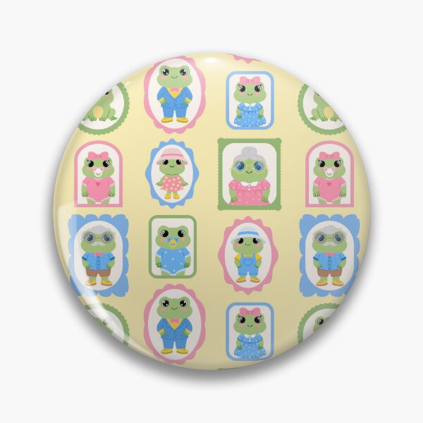 Item preview, Kawaii Frog Family Portraits designed and sold by kiyanochka.