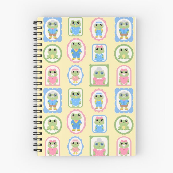 Item preview, Kawaii Frog Family Portraits designed and sold by kiyanochka.