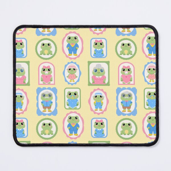 Item preview, Kawaii Frog Family Portraits designed and sold by kiyanochka.