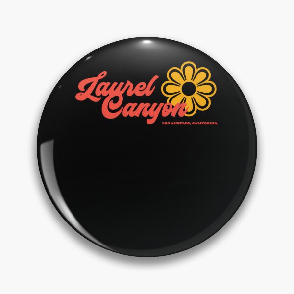 Item preview, Retro Laurel Canyon flower logo - red  designed and sold by Misterbeehive.