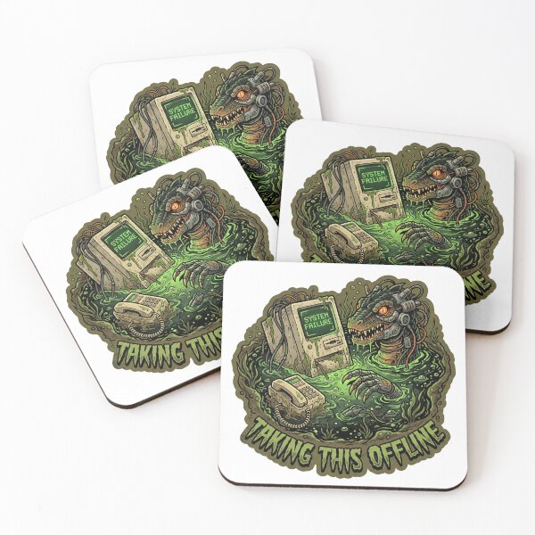 Item preview, Taking This Offline | Corporate Brainrot Horror designed and sold by SignalStatic.