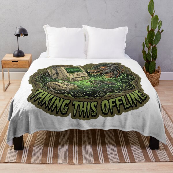 Item preview, Taking This Offline | Corporate Brainrot Horror designed and sold by SignalStatic.