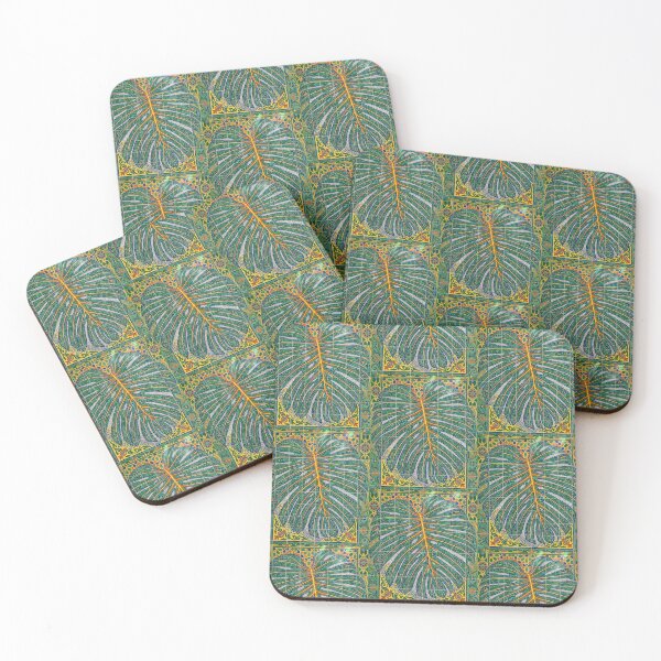 Item preview, Monstera Portugese Moorish Geometric Mosaic designed and sold by Monstera Mosaics & Plant Art.