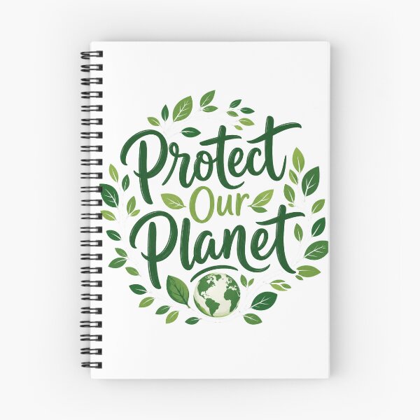 Item preview, "Protect Our Planet" Typographic Poster with a Plant Motif designed and sold by DarVibe Designs.