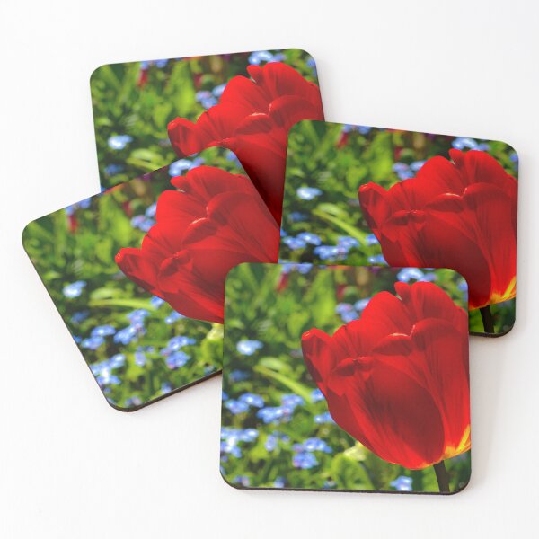 Item preview, Red Tulip in a Spring Garden designed and sold by MajikFlower.