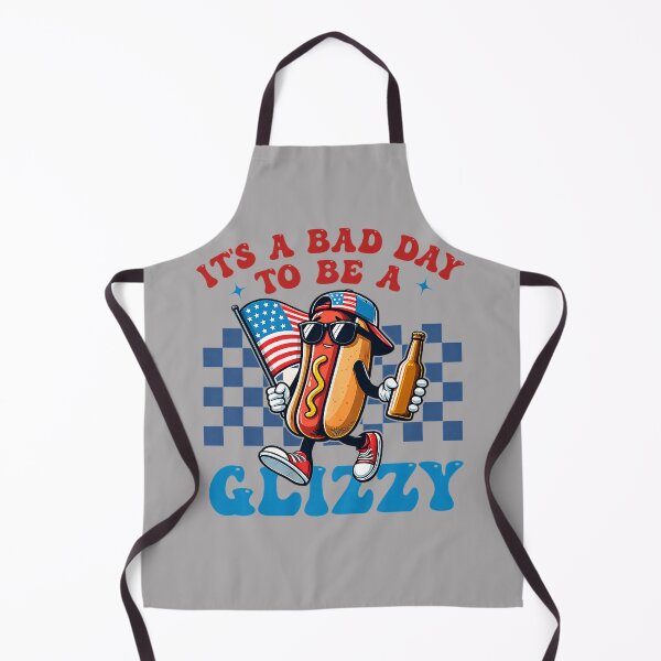 Item preview, Its A Bad Day to Be A Glizzy Grill Hot Dog 4th of July Men designed and sold by KathieFaugh.