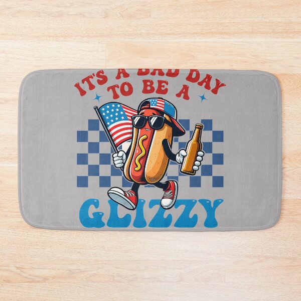 Item preview, Its A Bad Day to Be A Glizzy Grill Hot Dog 4th of July Men designed and sold by KathieFaugh.