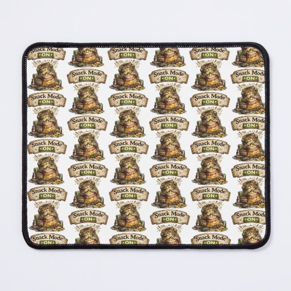 Item preview, Snack Mode ON Cat – Funny Snack Lover Cat Vintage Food Design designed and sold by Clothes With Smiling Animals Walt Gral.