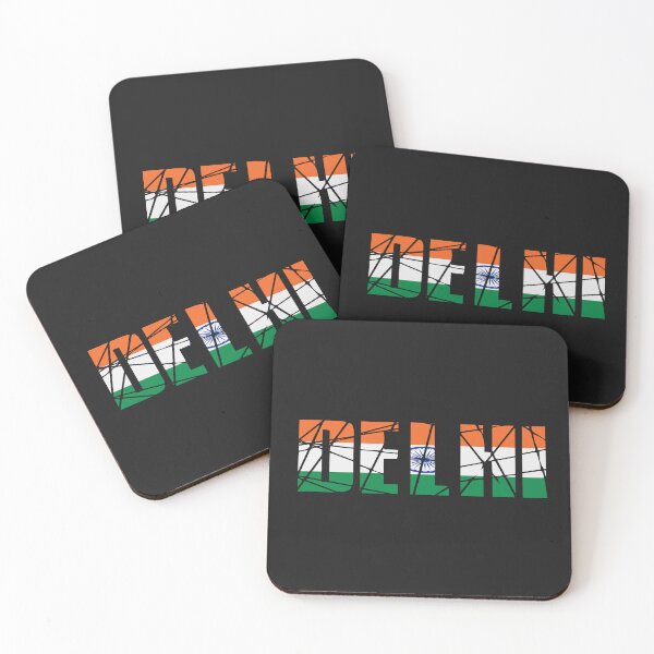 Item preview, Delhi India Flag Distressed Typography Design | Patriotic Indian City designed and sold by Globalcitytees.