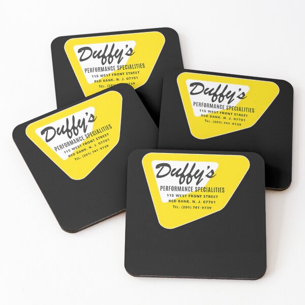 Item preview, Vintage Duffy's Performance Specialities Hot Rod suppliers emblem - yellow print  designed and sold by Misterbeehive.