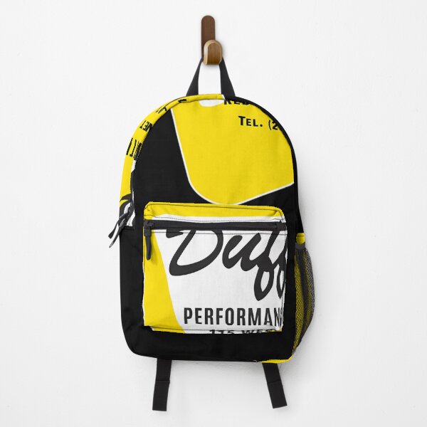 Item preview, Vintage Duffy's Performance Specialities Hot Rod suppliers emblem - yellow print designed and sold by Misterbeehive.