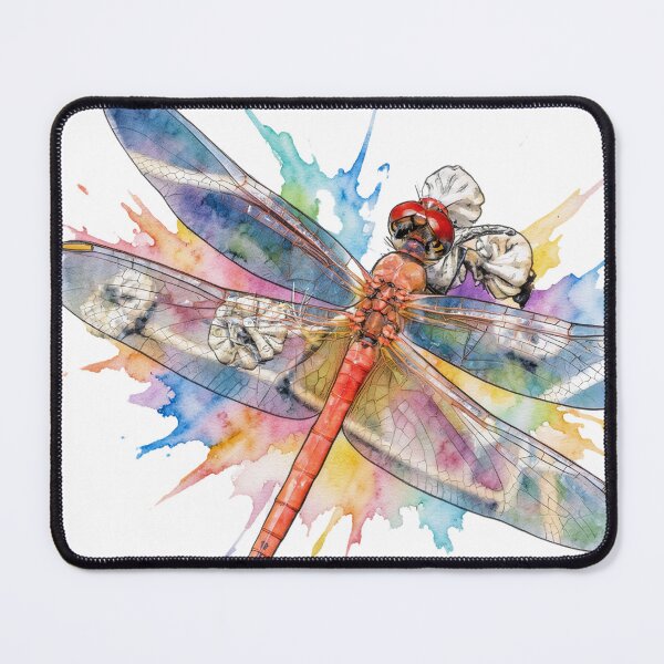 Item preview, Red Dragonfly in Watercolor designed and sold by tomorrowsart.