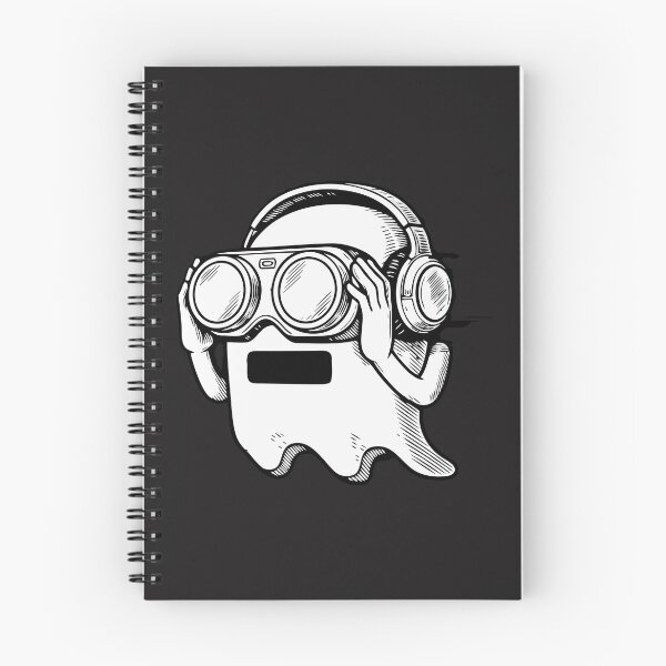 Item preview, Retro Vintage Ghost VR Headset Cyberpunk Spooky Art designed and sold by Cipher & Soul.
