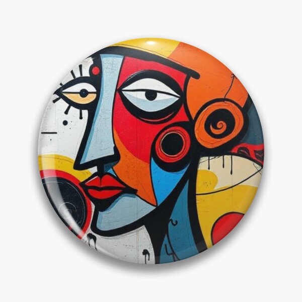 Item preview, Cubist Portrait on a Graffiti Wall designed and sold by RAISC.
