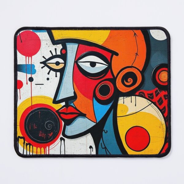 Item preview, Cubist Portrait on a Graffiti Wall designed and sold by RAISC.