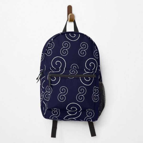 Item preview, Blue White Fibonacci Spiral Seamless Pattern designed and sold by Mystic Threads Design.