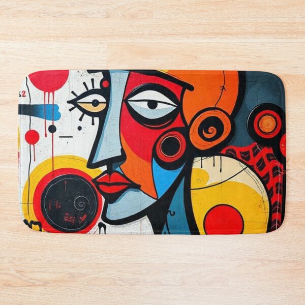 Item preview, Cubist Portrait on a Graffiti Wall designed and sold by RAISC.