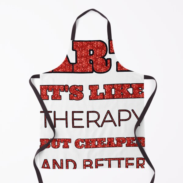 Item preview, Art It'S Like Therapy But Cheaper And Better Red Rhinestone designed and sold by TheIconSmith.