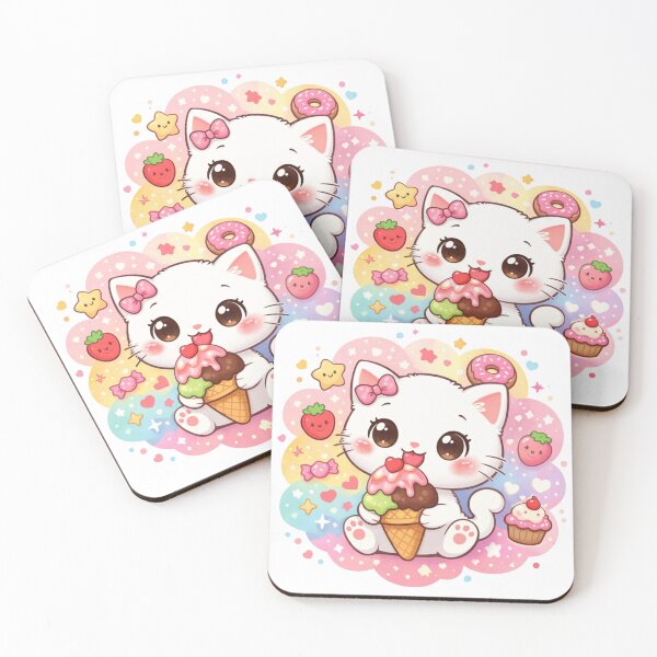 Item preview, cute cat print designed and sold by Saucebyte.