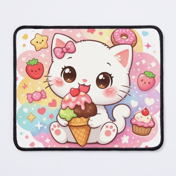 Item preview, cute cat print designed and sold by Saucebyte.