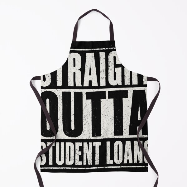 Item preview, Straight Outta Student Loans designed and sold by SecretSquirrellDesigns.