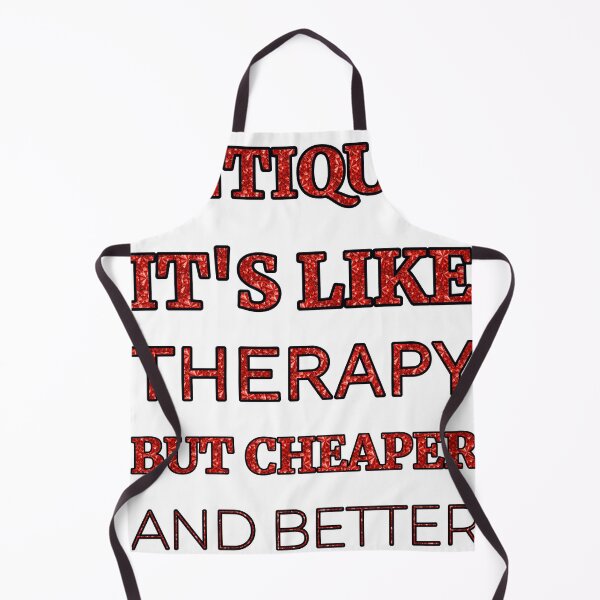 Item preview, Antiques It'S Like Therapy But Cheaper And Better Red Rhinestone designed and sold by TheIconSmith.