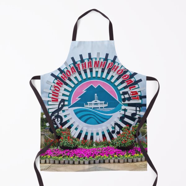Item preview, Da Lat City Flower Garden - Vibrant Bloom Mosaic | Vietnam Botanical Travel Art designed and sold by Ross.A.Campbell.