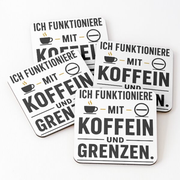Item preview, I function with caffeine and boundaries – coffee saying designed and sold by CLOUTKULT.