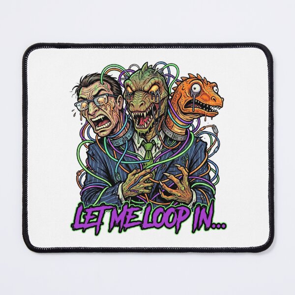 Item preview, Let Me Loop In | Corporate Brainrot Horror designed and sold by SignalStatic.