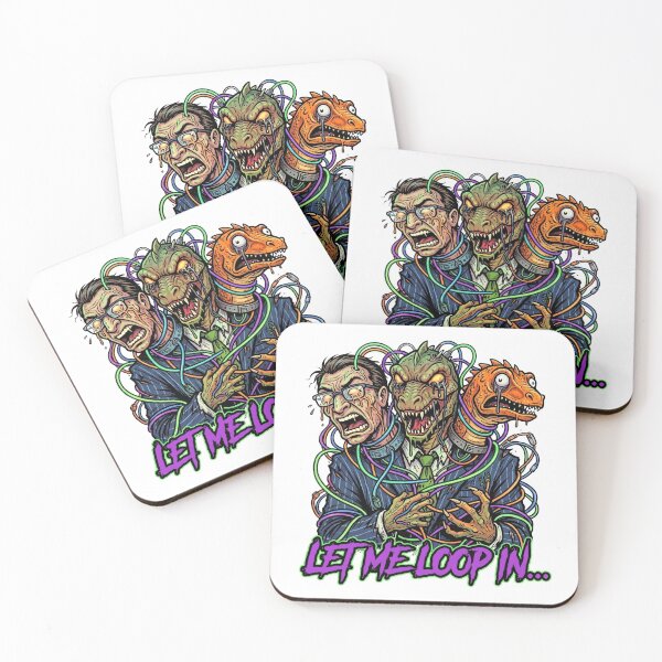 Item preview, Let Me Loop In | Corporate Brainrot Horror designed and sold by SignalStatic.