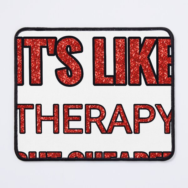 Item preview, Grilling It'S Like Therapy But Cheaper And Better Red Rhinestone designed and sold by TheIconSmith.