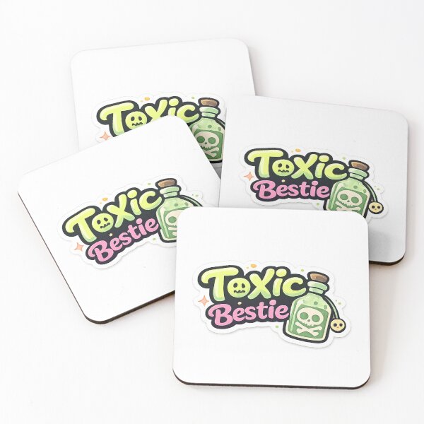Item preview, Toxic Bestie Sticker – Funny Savage Friendship Meme, Dark Humor Best Friend Vibes designed and sold by Jyotisima8929.
