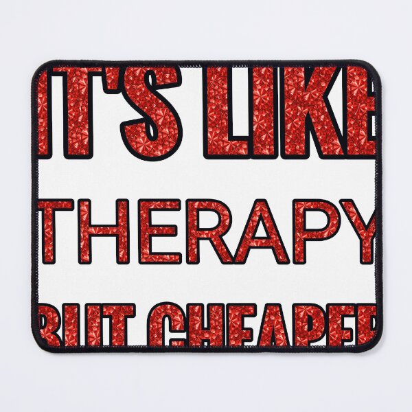 Item preview, Crafting Cocktails It'S Like Therapy But Cheaper And Better Red Rhinestone designed and sold by TheIconSmith.