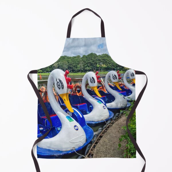 Item preview, Swan Paddle Boats Xuan Huong Lake, Da Lat - Romantic Vietnam | Highland Lake Art designed and sold by Ross.A.Campbell.