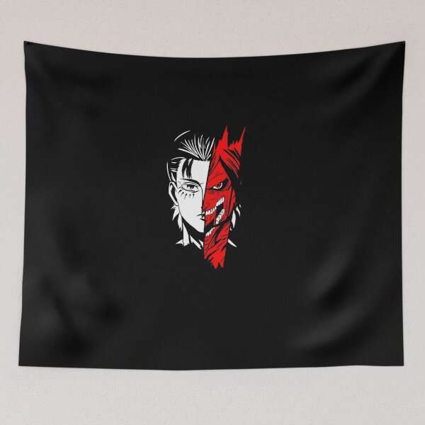 Item preview, Eren Yeager Titan Split Face designed and sold by The-Lone-Rodent.