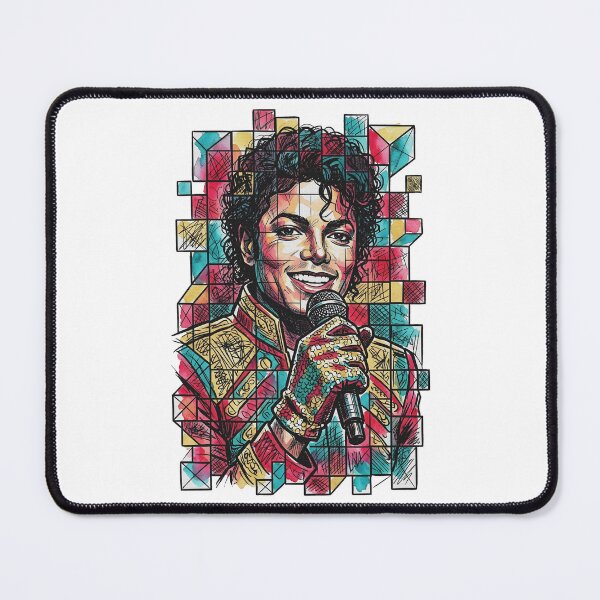 Item preview, The Cubic King - Neon Mosaic Scribble designed and sold by Dhenin Studio.