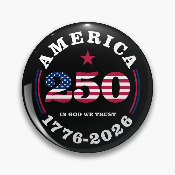 Item preview, America 250 Years Roundel (White Text) designed and sold by STUDIO-72.