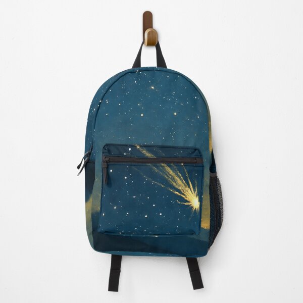 Item preview, Shooting Star Night Sky Silhouette Watercolor Illustration designed and sold by PandaTShirtShop.