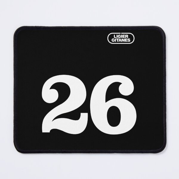Item preview, Ligier Gitanes Jacques Laffite sacred 26 number ! - white print designed and sold by Box-37.