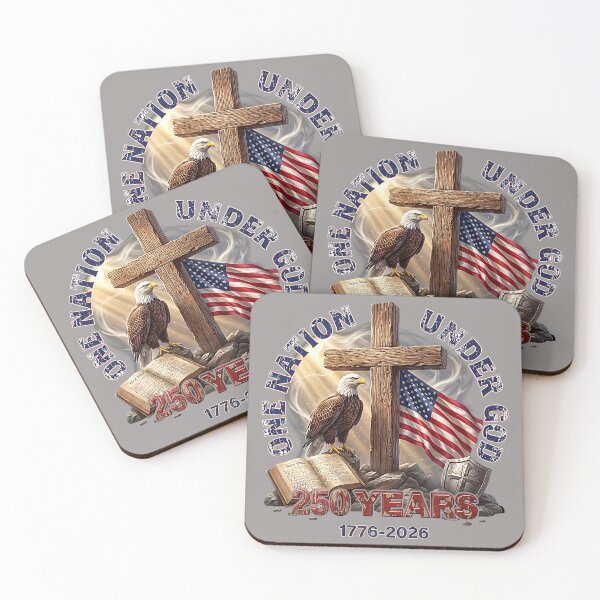 Item preview, One Nation Under God 250 Years 1776-2026 4th of July designed and sold by KathieFaugh.