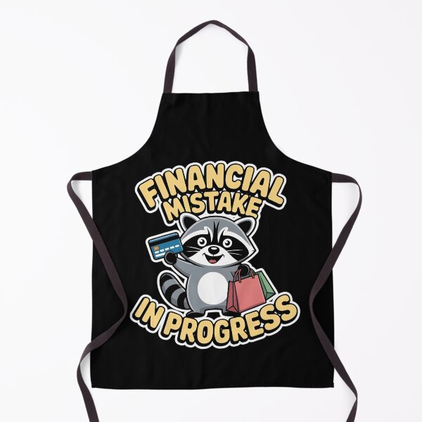 Item preview, Financial Mistake In Progress Funny Raccoon Meme Design designed and sold by PROPera-design.