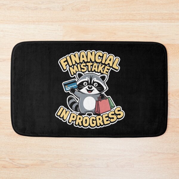 Item preview, Financial Mistake In Progress Funny Raccoon Meme Design designed and sold by PROPera-design.