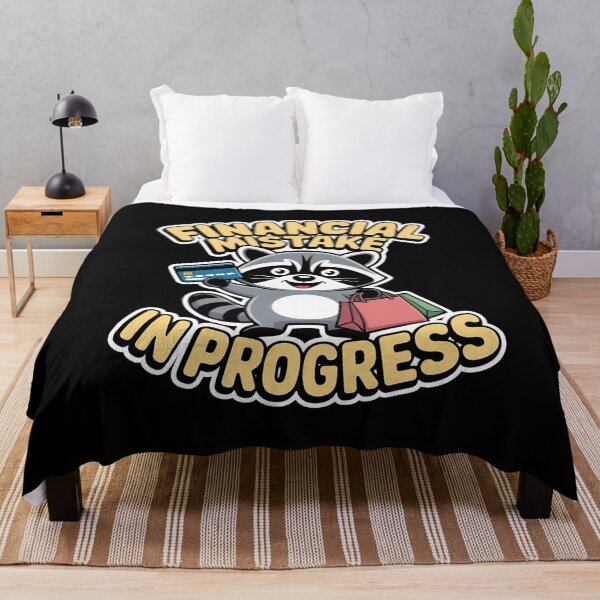 Item preview, Financial Mistake In Progress Funny Raccoon Meme Design designed and sold by PROPera-design.