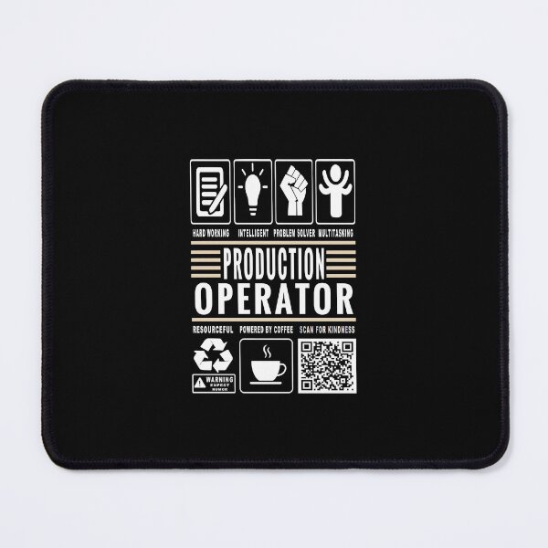 Item preview, Funny Production Operator Job Description Icons QR Code designed and sold by MerchMaxxing.