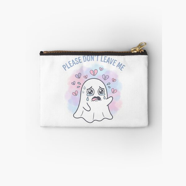 Item preview, Please Don’t Leave Me – Lonely Ghost Sticker designed and sold by Elviqus Shop.