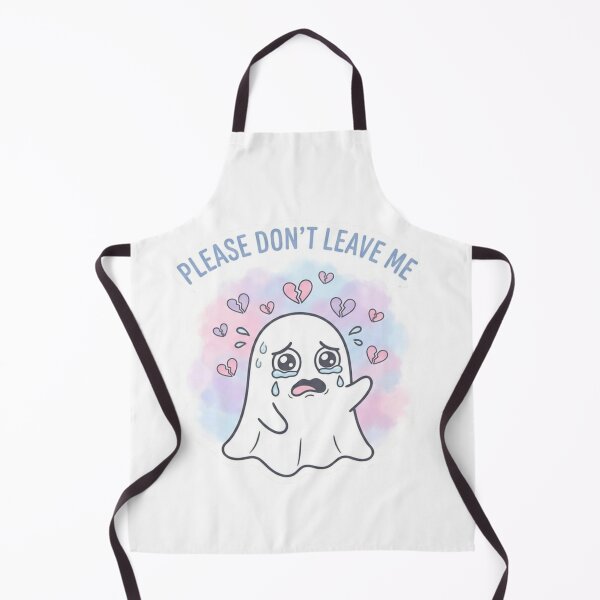 Item preview, Please Don’t Leave Me – Lonely Ghost Sticker designed and sold by Elviqus Shop.