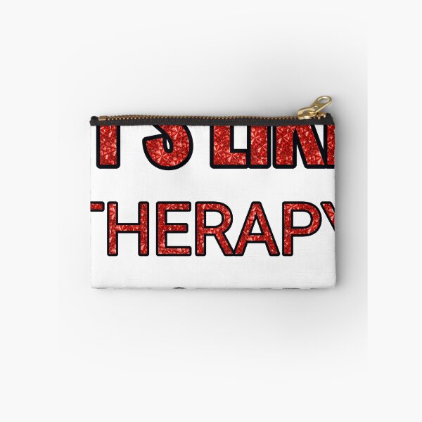 Item preview, Jigsaw Puzzles It'S Like Therapy But Cheaper And Better Red Rhinestone designed and sold by TheIconSmith.