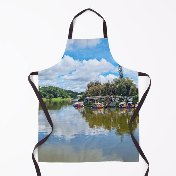Item preview, Xuan Huong Lake, Da Lat, Vietnam - Emerald Heart | Serene Mountain Lake Reflection Art designed and sold by Ross.A.Campbell.