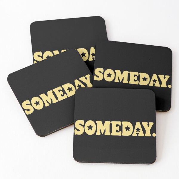 Item preview, Someday Vintage Stars Cut Out Serif Aesthetic Print designed and sold by Notecrea.